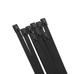 Μαύρο μεταλλικό φερμουάρ